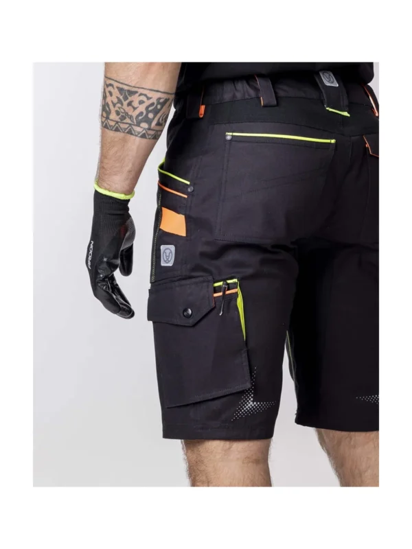 Spodenki robocze krótkie szorty Ardon® 4Xstretch® elastyczne czarne