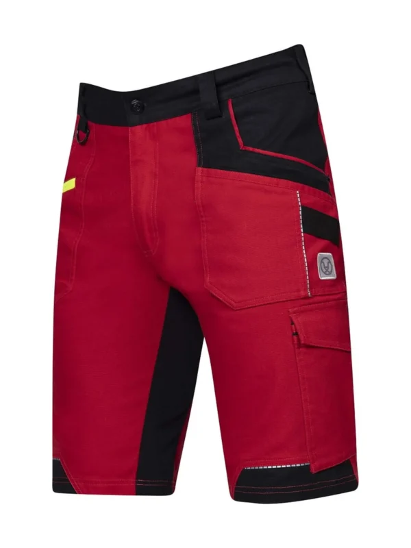 Spodenki robocze krótkie szorty Ardon® 4Xstretch® elastyczne czerwone