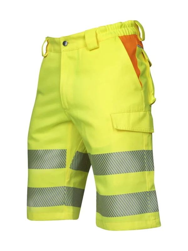 Spodenki robocze krótkie szorty Ardon® Signal żółte HV ostrzegawcze fluo