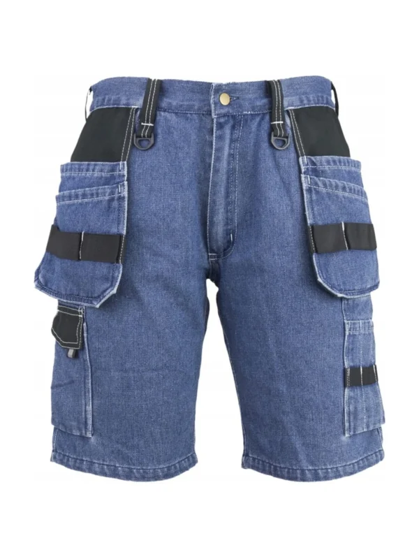 Spodnie krótkie robocze spodenki Urgent monterskie jeans