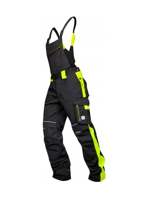 Spodnie ogrodniczki zimowe ARDON® NEON czarno-żółty
