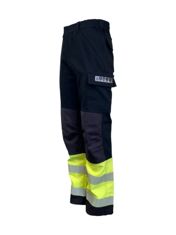 Spodnie robocze antystatyczne ochronne BoSafety MULTISAFE III kat. Hi-vis Klasa 1