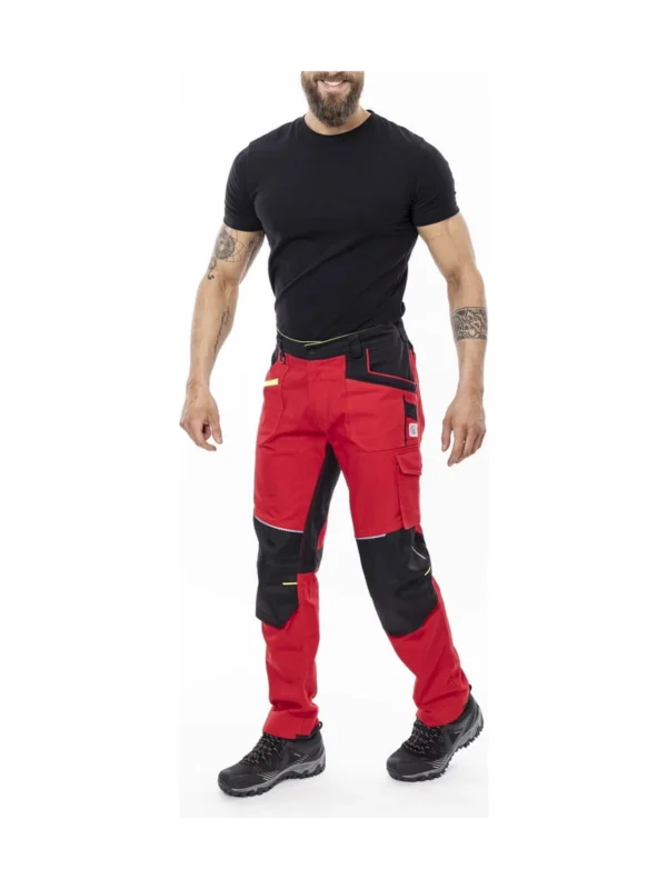 Spodnie robocze Ardon 4Xstretch® czerwone
