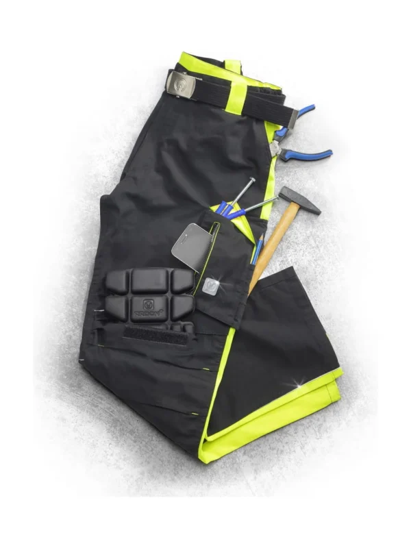 Spodnie robocze ARDON® Neon czarno-żółte