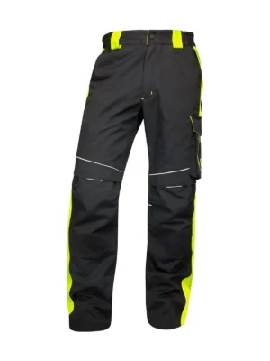 Spodnie robocze ARDON® Neon czarno-żółte skrócone