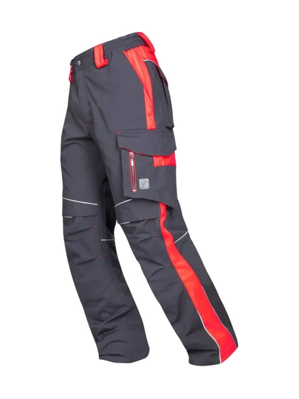 Spodnie robocze ARDON® Neon szaro-czerwone