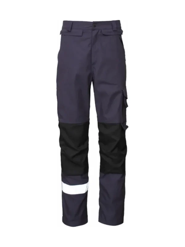 Spodnie robocze BoSafety BALTIC CANVAS - niezawodna wytrzymałość granatowe #Bestseller