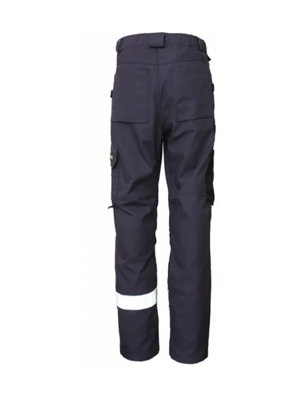 Spodnie robocze BoSafety BALTIC CANVAS - niezawodna wytrzymałość granatowe #Bestseller