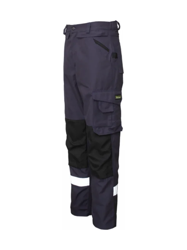 Spodnie robocze BoSafety BALTIC CANVAS - niezawodna wytrzymałość granatowe #Bestseller
