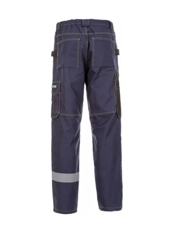 Spodnie robocze BoSafety BALTIC CANVAS - niezawodna wytrzymałość granatowe #Bestseller