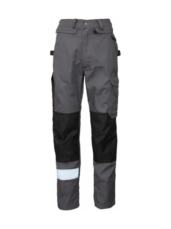 Spodnie robocze BoSafety BALTIC CANVAS - niezawodna wytrzymałość szare #Bestseller