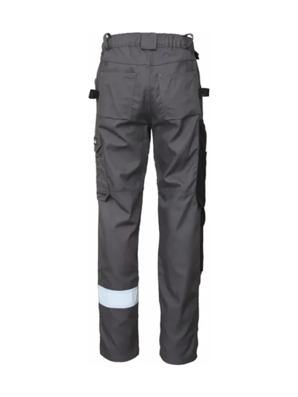 Spodnie robocze BoSafety BALTIC CANVAS - niezawodna wytrzymałość szare #Bestseller