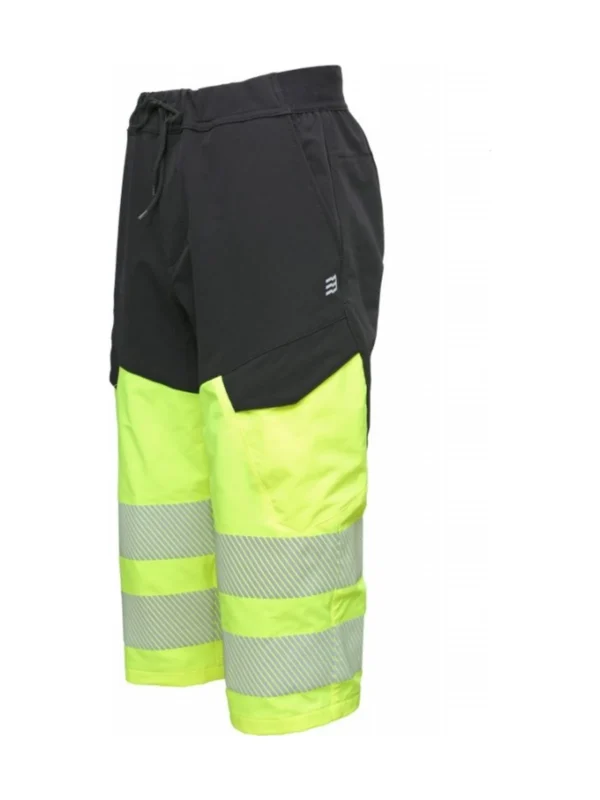 Spodnie robocze bryczesy 3/4 BoSafety COMFORT Hi-vis Klasa 1 4-kierunkowo rozciągliwe elementy odblaskowe