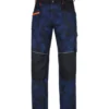 Spodnie robocze elastyczne ARDON® CREATRON® CAMO niebieskie moro