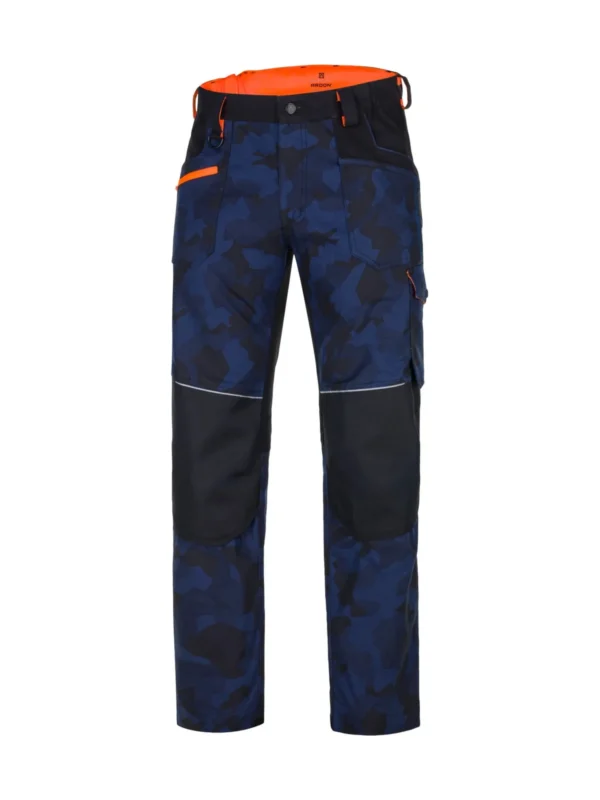 Spodnie robocze elastyczne ARDON® CREATRON® CAMO niebieskie moro