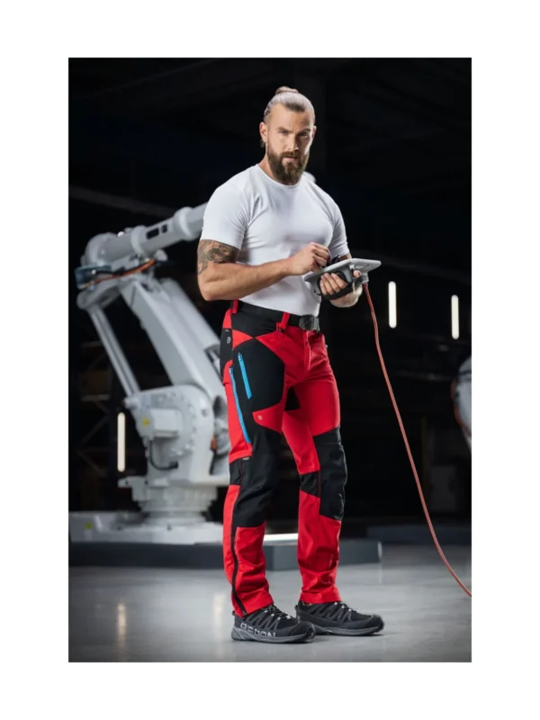 Spodnie robocze elastyczne do pasa ARDON® ULTRITE® czerwone