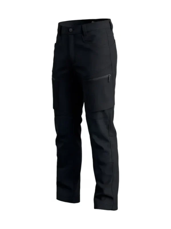 Spodnie robocze elastyczne wygodne 4-way stretch Sorona CARGO PRO Bosafety czarne #Bestseller