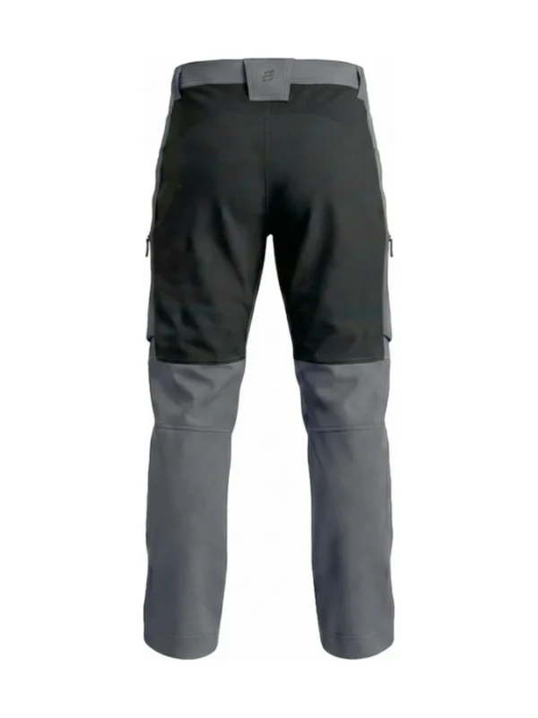 Spodnie robocze elastyczne wygodne 4-way stretch Sorona CARGO PRO Bosafety szare