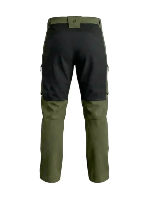 Spodnie robocze elastyczne wygodne 4-way stretch Sorona CARGO PRO Bosafety zielone #Bestseller