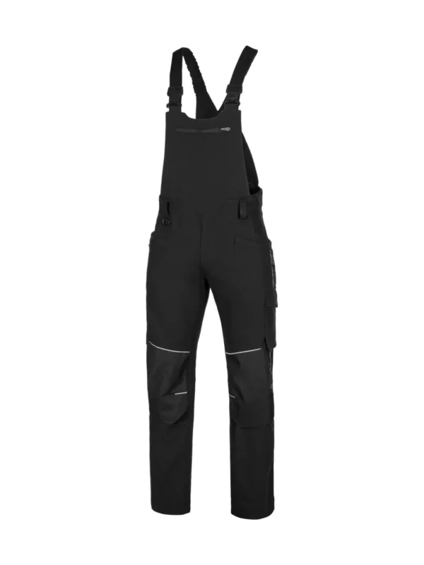 Spodnie robocze ogrodniczki elastyczne ARDON® 4Xstretch® czarne