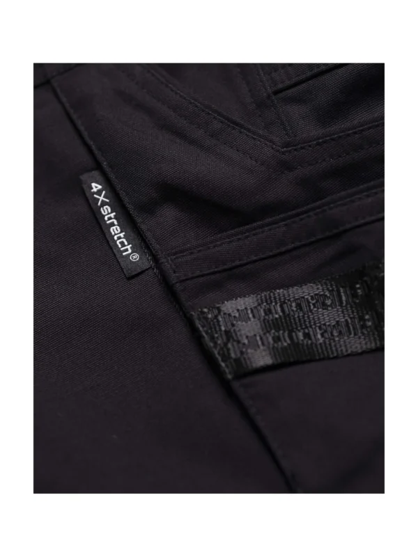 Spodnie robocze ogrodniczki elastyczne ARDON® 4Xstretch® czarne