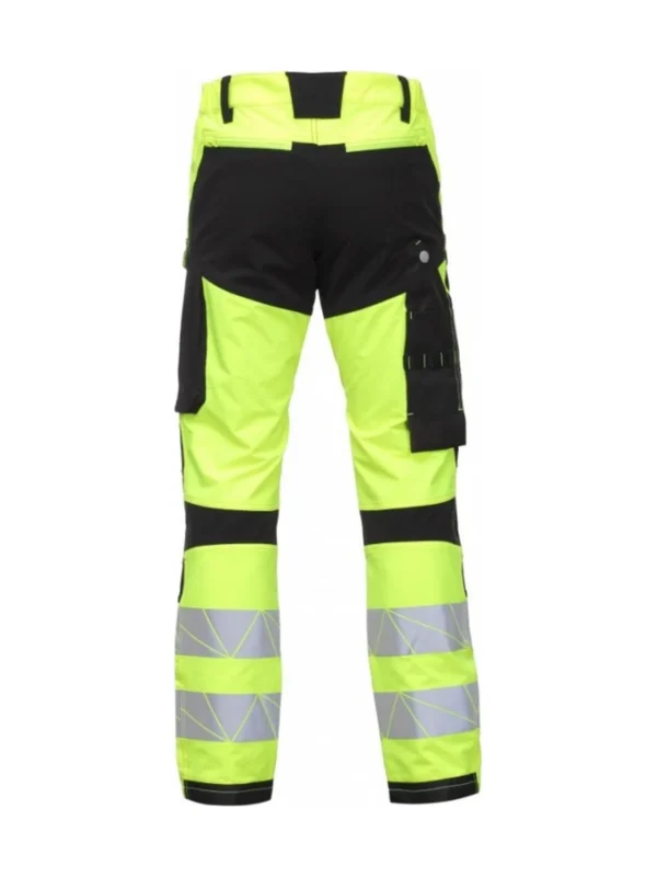 Spodnie robocze ostrzegawcze URBAN BoSafety Hi-vis elastyczne w 4 kierunkach klasa 1 żółte