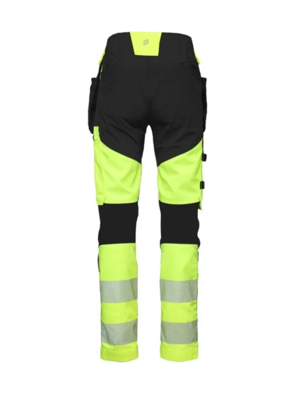 Spodnie robocze ostrzegawcze URBAN Plus BoSafety Hi-vis elastyczne w 4 kierunkach klasa 1 żółte