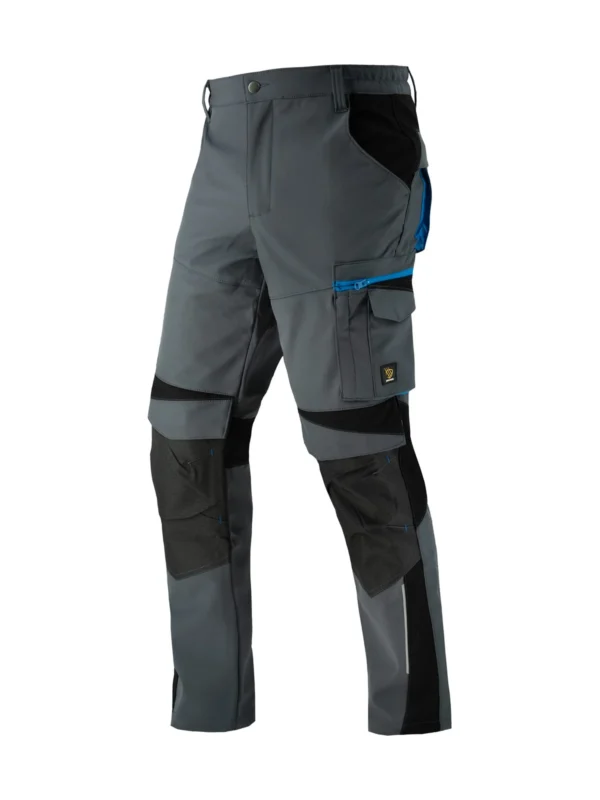 Spodnie robocze Procera softshell Powerflex szare elastyczne