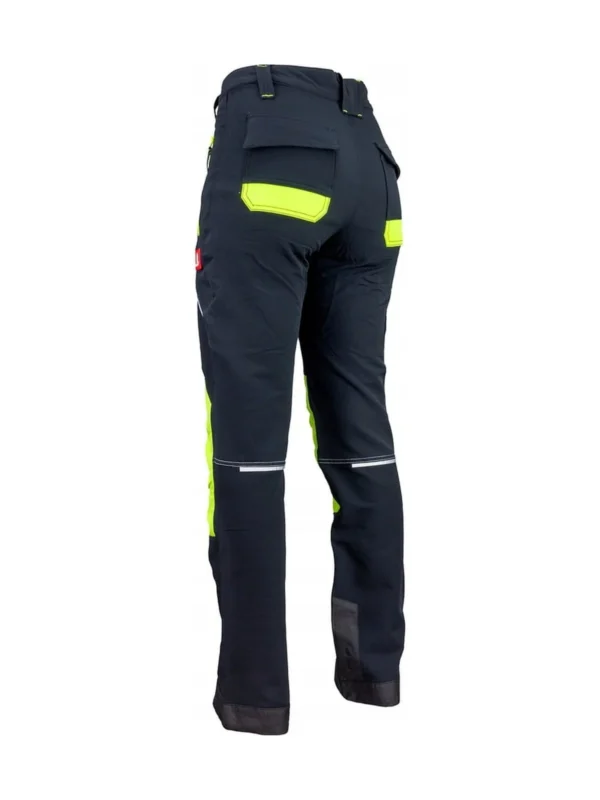 Spodnie robocze softshell Urgent 718 elastyczne odblaskowe