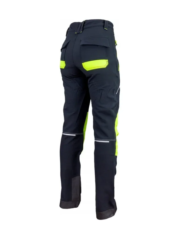 Spodnie robocze softshell Urgent 718 elastyczne odblaskowe