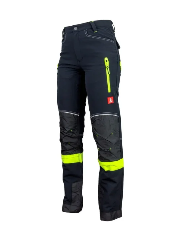 Spodnie robocze softshell Urgent 719 elastyczne odblaskowe