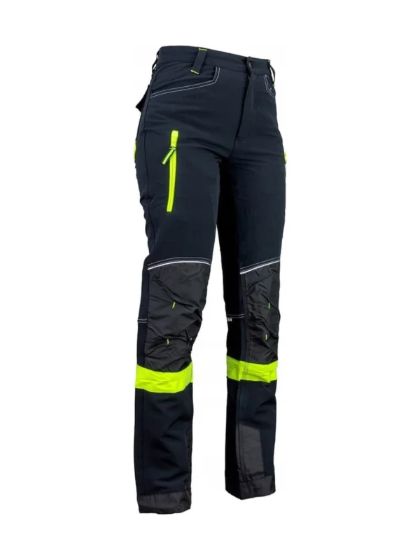 Spodnie robocze softshell Urgent 719 elastyczne odblaskowe
