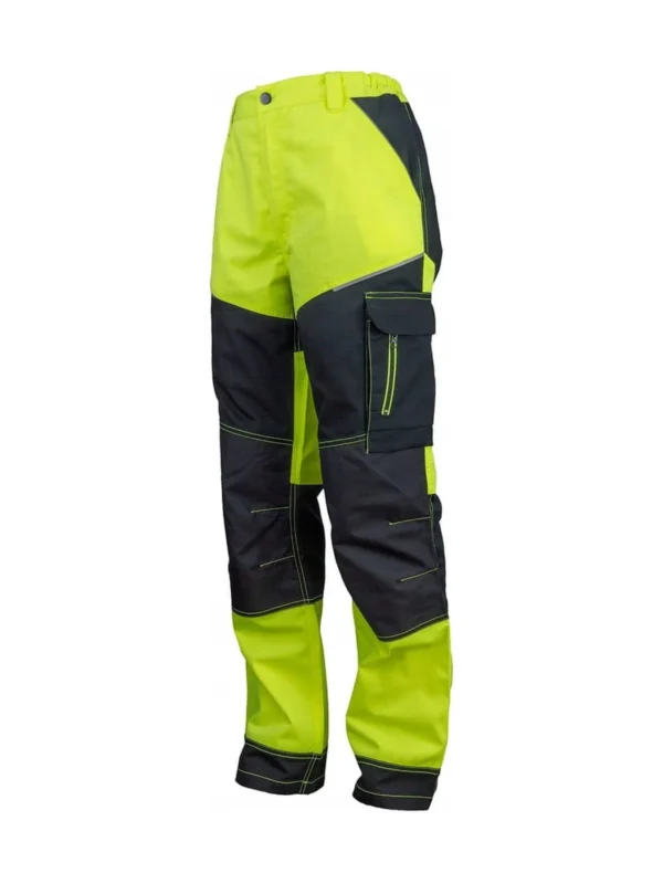 Spodnie robocze Urgent 709 rip-stop 260 g czarno/żółte