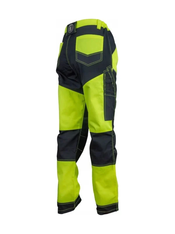 Spodnie robocze Urgent 709 rip-stop 260 g czarno/żółte