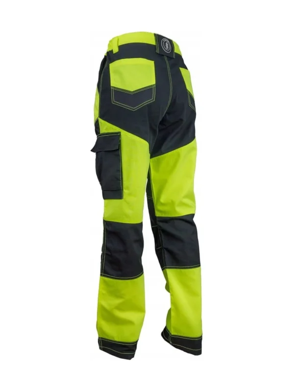 Spodnie robocze Urgent 709 rip-stop 260 g czarno/żółte