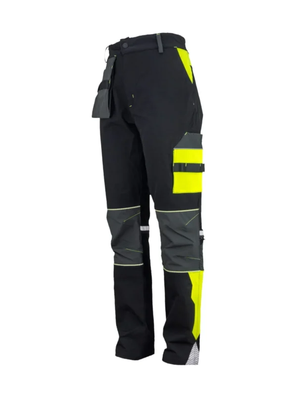 Spodnie robocze Urgent 760 czarno/żółte