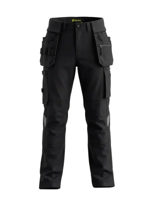 Spodnie robocze z 4-kierunkowym stretchem TENSION PRO BoSafety czarne