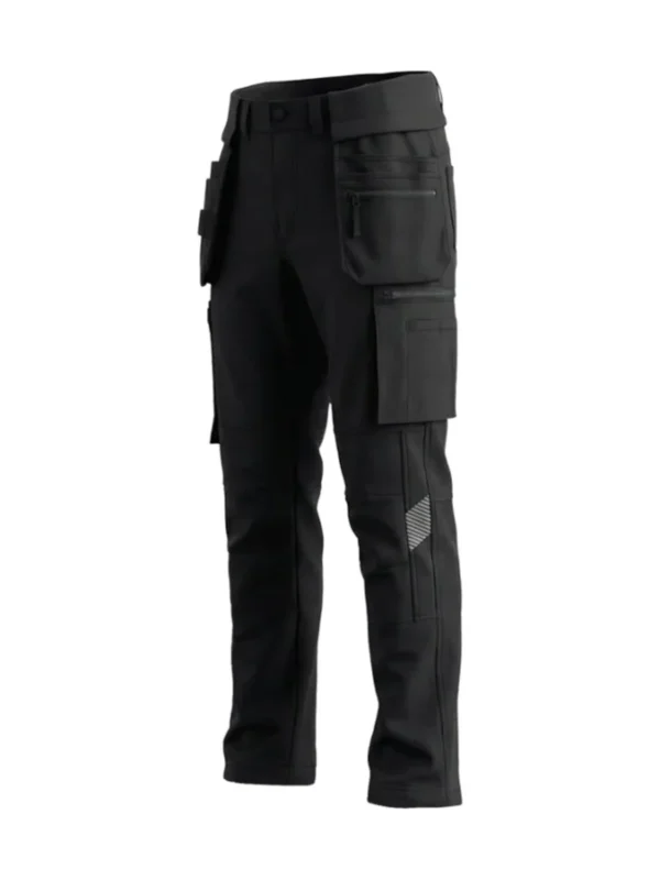 Spodnie robocze z 4-kierunkowym stretchem TENSION PRO BoSafety czarne