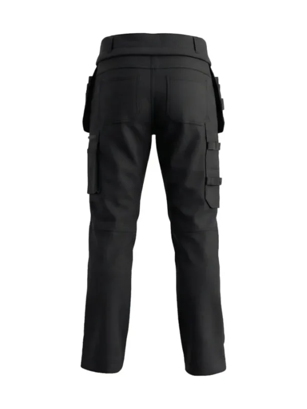 Spodnie robocze z 4-kierunkowym stretchem TENSION PRO BoSafety czarne