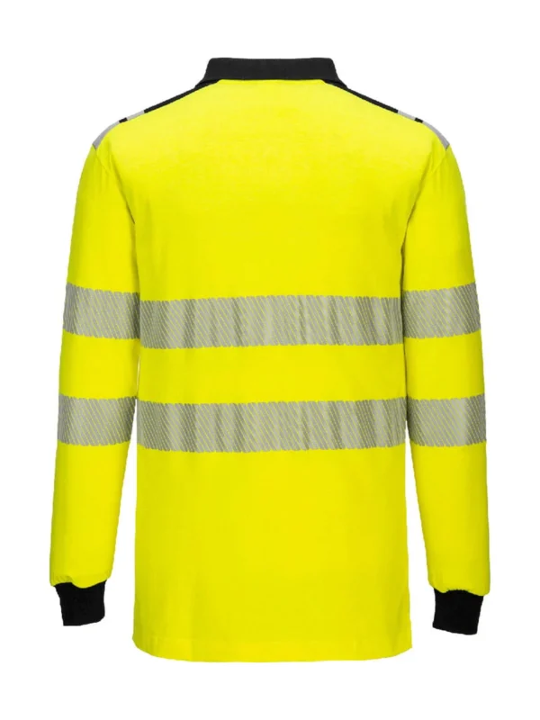 Trudnopalna koszulka multiochronna PW3 Modaflame żółty/czarny Portwest FR701
