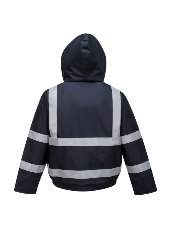Trudnopalna kurtka bomber Bizflame Rain Multi granatowa Portwest S783