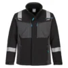 Trudnopalna kurtka multiochronna Softshell WX3 Modaflame czarna Portwest FR704
