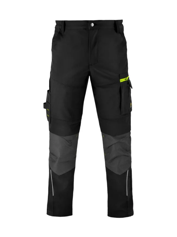 Spodnie robocze Procera softshell Powerflex czarne elastyczne