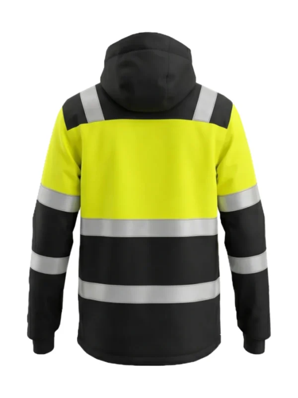 Kurtka robocza zimowa ostrzegawcza Lima Plus 3w1 Hi-Vis 1 BoSafety żółto/czarna ocieplana