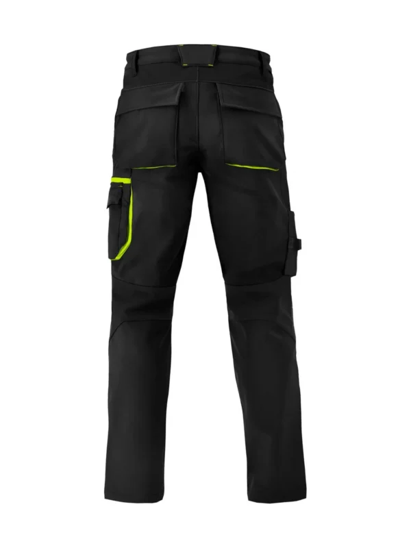 Spodnie robocze Procera softshell Powerflex czarne elastyczne